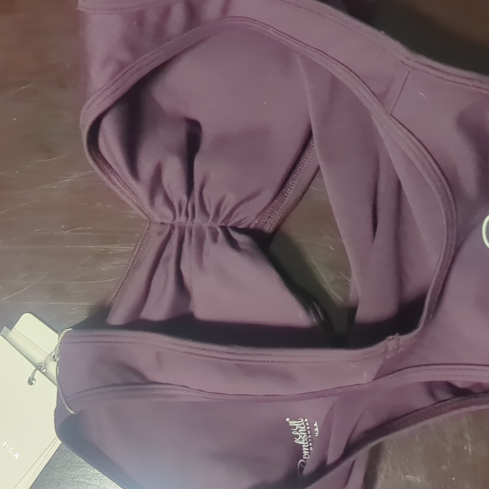 NWT Bombshell Sportswear Purple Sports Bra - Picture 7 of 10